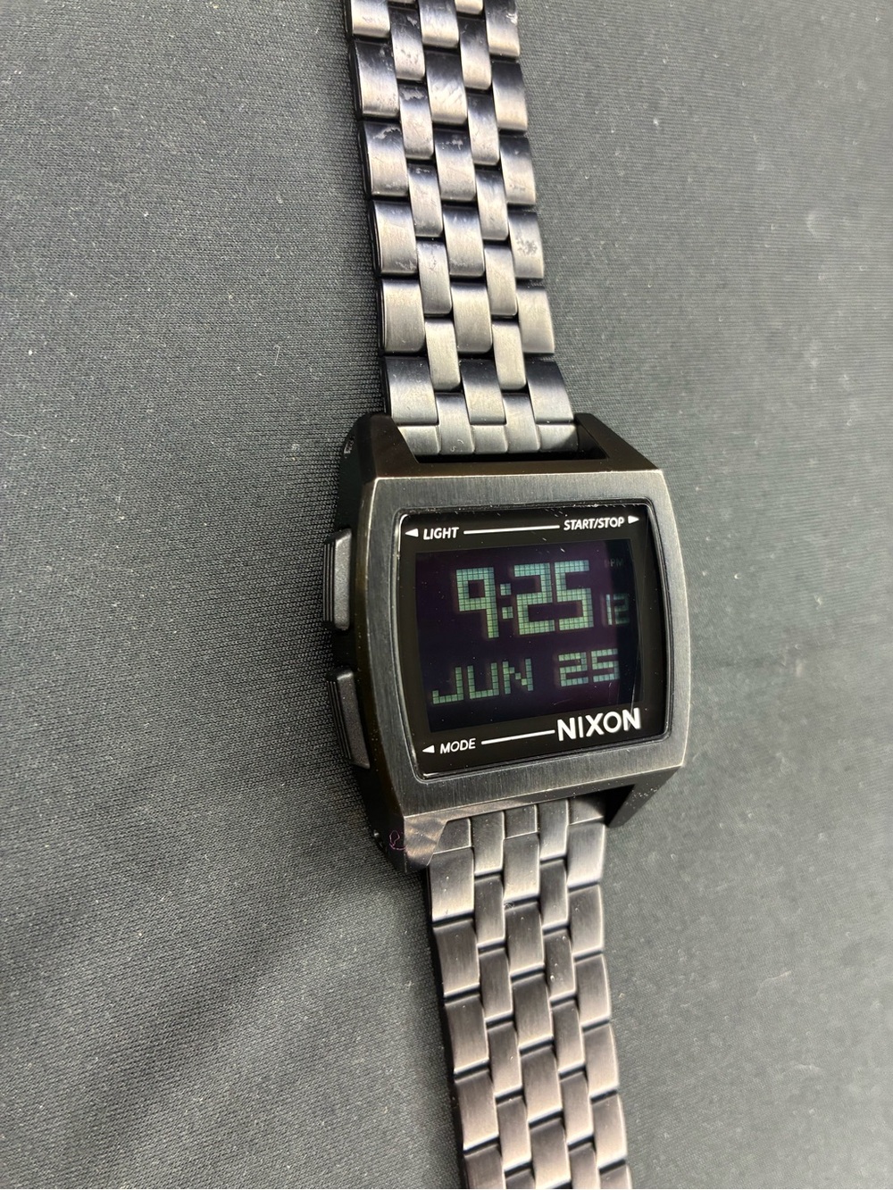 Nixon The Base Black Stainless Steel Wristwatch View 2